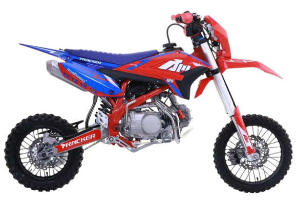Питбайк Apollo TRACKER 125LE 17/14 Красный-черный (фара, электростартер) pitbikemarket.ru
